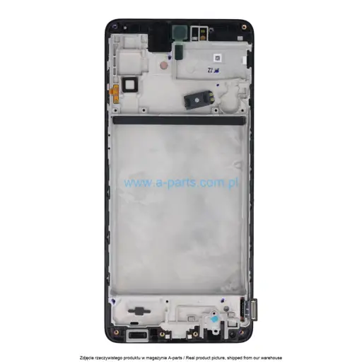 WYŚWIETLACZ LCD + EKRAN DOTYKOWY SAMSUNG M515 GALAXY M51 CZARNY GH82-24168A | GH82-24166A | GH82-23568A | GH82-24167A (ORYGINALNY)