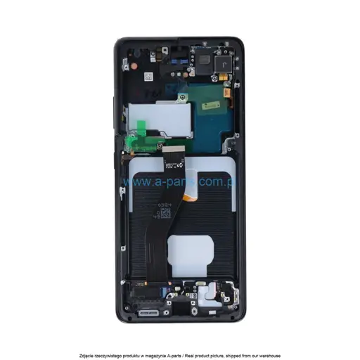 WYŚWIETLACZ LCD + EKRAN DOTYKOWY SAMSUNG G998 GALAXY S21 ULTRA 5G CZARNY GH82-24589A | GH82-24590A | GH82-26035A | GH82-26039A (ORYGINALNY)