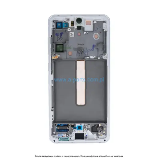 WYŚWIETLACZ LCD + EKRAN DOTYKOWY SAMSUNG G990 GALAXY S21 FE BIAŁY GH82-26414B | GH82-26420B | GH82-26590B (ORYGINALNY)