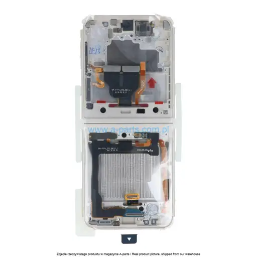 WYŚWIETLACZ LCD + EKRAN DOTYKOWY (WEWNĘTRZNY) SAMSUNG Z FLIP3 5G SM-F711 - BEŻOWY - GH82-26273B | GH82-27243B | GH82-27244B (ASSEMBLED)