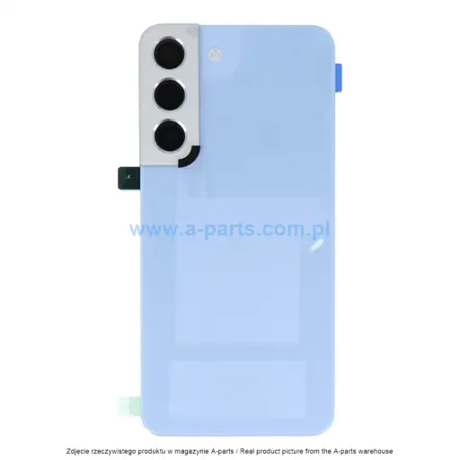 KLAPKA BATERII OBUDOWA SAMSUNG S901 GALAXY S22 5G - NIEBIESKA - GH82-27434H ( ORYGINALNA )