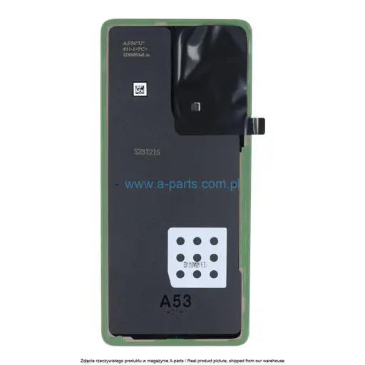 KLAPKA BATERII SAMSUNG A53 5G SM-A536 - CZARNA - GH82-28017A ( ORYGINALNA )