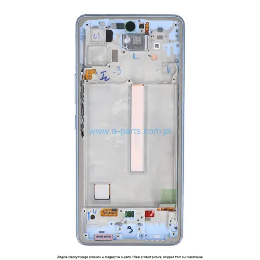 WYŚWIETLACZ LCD + EKRAN DOTYKOWY SAMSUNG A53 5G SM-A536 - NIEBIESKI - GH82-28024C | GH82-28025C (ASSEMBLED)