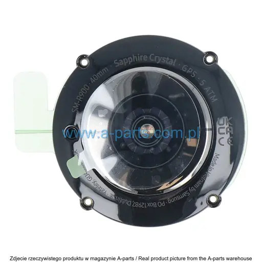 KLAPKA BATERII OBUDOWA SAMSUNG R900 GALAXY WATCH 40MM - CZARNA - GH82-29291A ( ORYGINALNA )