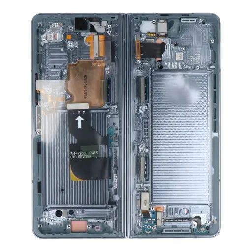 WYŚWIETLACZ LCD + EKRAN DOTYKOWY (WEWNĘTRZNY) SAMSUNG Z FOLD 4 5G SM-F936 - SZARY ZIELONY - GH82-29461B | GH82-29462B (ASSEMBLED)