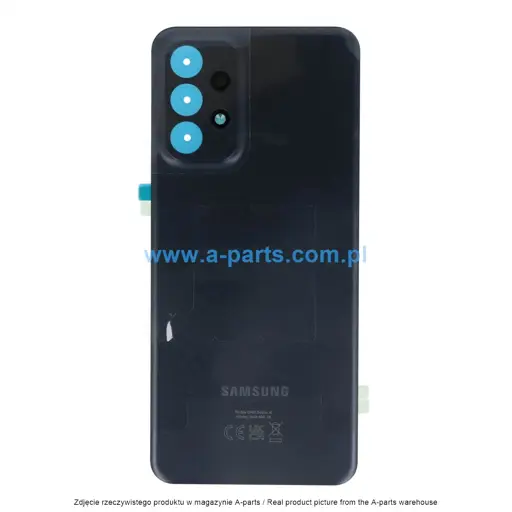 KLAPKA BATERII OBUDOWA SAMSUNG A236 GALAXY A23 - CZARNA - GH82-29489A ( ORYGINALNA )