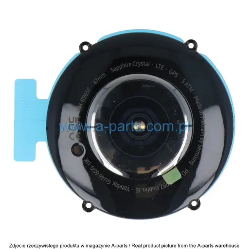 KLAPKA BATERII OBUDOWA SAMSUNG R965 WATCH 6 CLASSIC 47MM LTE - CZARNA - GH82-31628A ( ORYGINALNA )