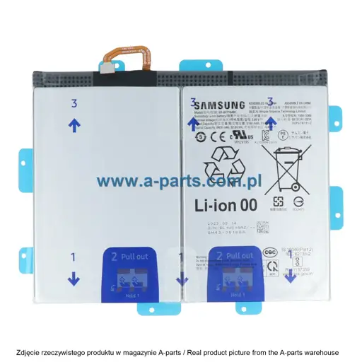 BATERIA SAMSUNG TAB S9 5G SM-X716 EB-BX716ABY 8400MAH GH81-25944A | GH82-31774A (ORYGINALNA)