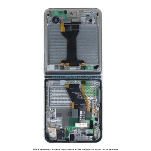 WYŚWIETLACZ LCD + EKRAN DOTYKOWY (WEWNĘTRZNY) SAMSUNG Z FLIP 5 5G SM-F731 - BEŻOWY - GH82-31827B | GH82-31828B (ASSEMBLED)