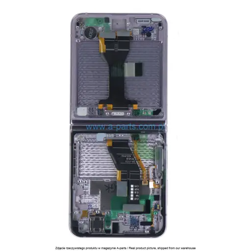 WYŚWIETLACZ LCD + EKRAN DOTYKOWY (WEWNĘTRZNY) SAMSUNG Z FLIP 5 5G SM-F731 - FIOLETOWY - GH82-31827C | GH82-31828C (ASSEMBLED)