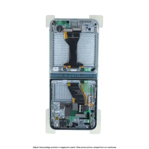 WYŚWIETLACZ LCD + EKRAN DOTYKOWY (WEWNĘTRZNY) SAMSUNG Z FLIP 5 5G SM-F731 - MIĘTOWY - GH82-31827D | GH82-31828D (ORYGINALNY SERVICE PACK)