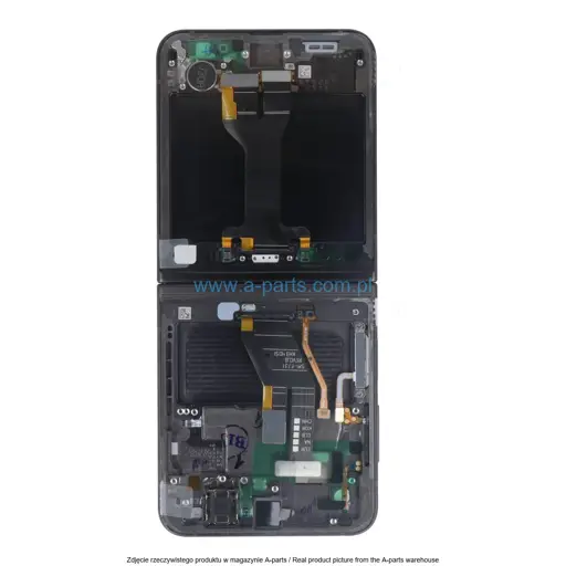 WYŚWIETLACZ LCD + EKRAN DOTYKOWY (WEWNĘTRZNY) SAMSUNG Z FLIP 5 5G SM-F731 - NIEBIESKI - GH82-31827E | GH82-31828E (ORYGINALNY SERVICE PACK)