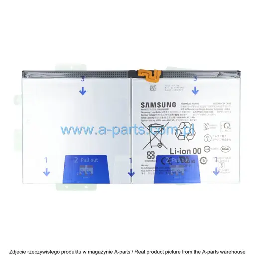 BATERIA SAMSUNG TAB S9 ULTRA 5G SM-X916 EB-BX916ABY 1120MAH GH82-31915A (ORYGINALNA)