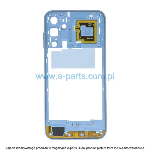 RAMKA KORPUS + GŁOSNIK SAMSUNG A15 4G SM-A155 - NIEBIESKA - GH82-33647H ( ORYGINALNA )