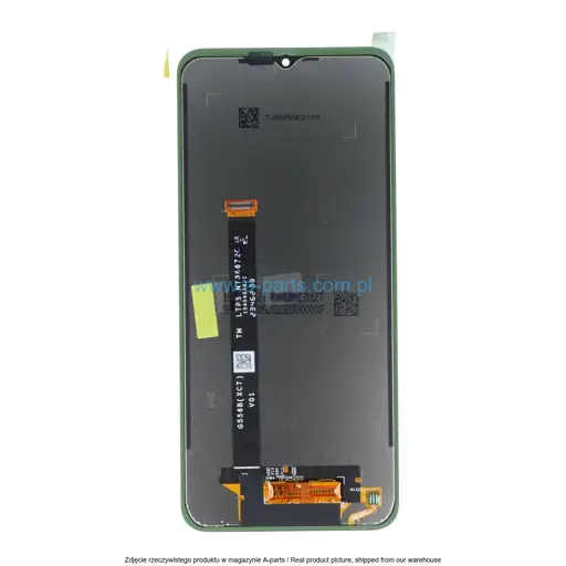 WYŚWIETLACZ LCD + EKRAN DOTYKOWY SAMSUNG XCOVER 7 5G SM-G556 - CZARNY - GH82-33685A GH82-33686A ( ORYGINALNY )