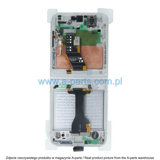 WYŚWIETLACZ LCD + EKRAN DOTYKOWY SAMSUNG GALAXY Z FLIP 6 F741 - BIAŁY - GH82-35013F GH82-35014F (WEWNĘTRZNY) (ORYGINALNY)