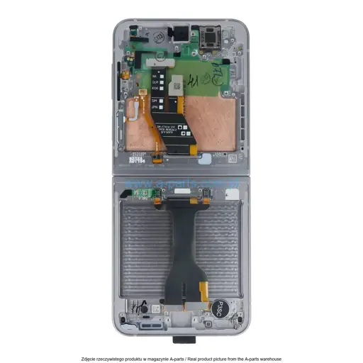 WYŚWIETLACZ LCD + EKRAN DOTYKOWY (WEWNĘTRZNY) SAMSUNG Z FLIP 6 5G SM-F741 - SREBRNY - GH82-35013A | GH82-35014A (ORYGINALNY SERVICE PACK)