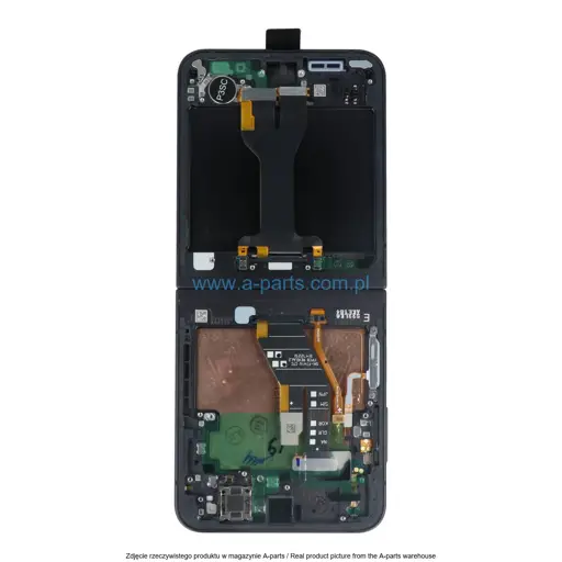WYŚWIETLACZ LCD + EKRAN DOTYKOWY SAMSUNG GALAXY Z FLIP 6 F741 - CZARNY - GH82-35013E GH82-35014E (WEWNĘTRZNY) (ASSEMBLED)
