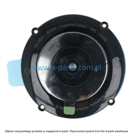 KLAPKA BATERII OBUDOWA SAMSUNG R861 GALAXY WATCH FE 40MM - CZARNA - GH82-35159A ( ORYGINALNA )