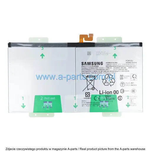 BATERIA SAMSUNG TAB S10 ULTRA SM-X920 EB-BX926ABE 1088MAH GH82-35940A (ORYGINALNA)