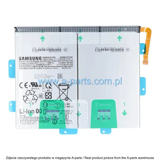 BATERIA SAMSUNG TAB S10 FE SM-X520 EB-BX526ABE 8000MAH GH82-37144A (ORYGINALNA)