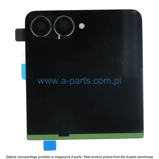 WYŚWIETLACZ LCD + EKRAN DOTYKOWY SAMSUNG GALAXY Z FLIP 7 F766 - CZARNY - GH82-37579A (ZEWNĘTRZNY) (ORYGINALNY)