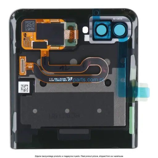 WYŚWIETLACZ LCD + EKRAN DOTYKOWY (MAŁY) + KLAPKA SAMSUNG Z FLIP 5G SM-F707 - SZARY - GH82-32997A | GH96-13806A (ORYGINALNY SERVICE PACK)