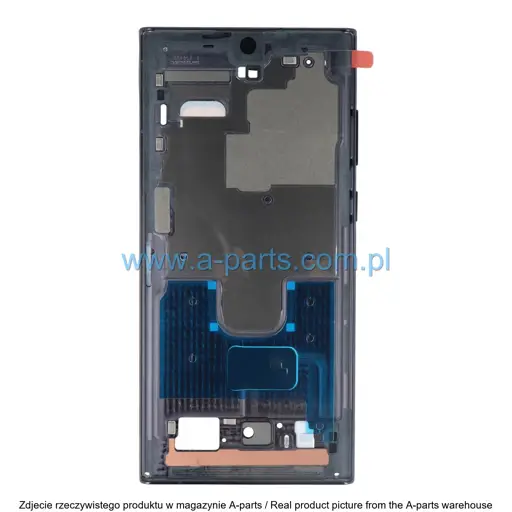 RAMKA KORPUS SAMSUNG S908 GALAXY S22 ULTRA CZARNA / BLACK GH96-14953A (ORYGINAŁ)