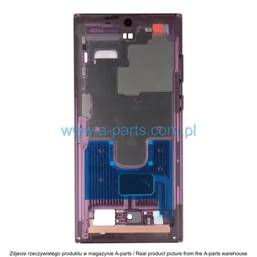 RAMKA KORPUS SAMSUNG S908 GALAXY S22 ULTRA BORDOWA / BURGUNDY GH96-14953B (ORYGINAŁ)