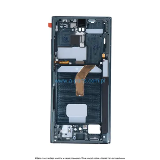 RAMKA WYŚWIETLACZA LCD SAMSUNG S22 ULTRA SM-S908 - ZIELONA - GH96-15270D ( ORYGINALNA )