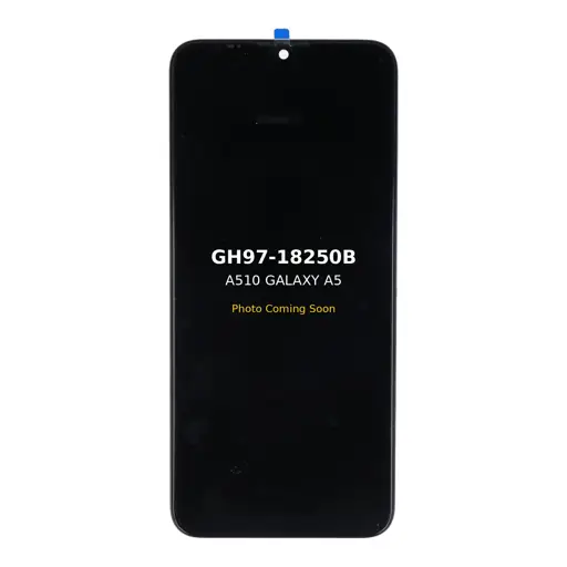 WYŚWIETLACZ LCD + EKRAN DOTYKOWY SAMSUNG A510 GALAXY A5 CZARNY GH97-18250B (ORYGINALNY)