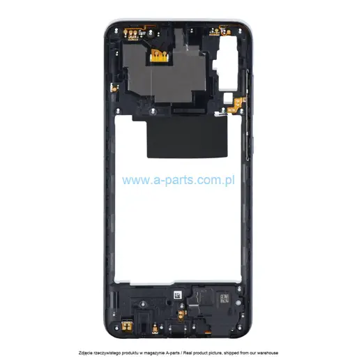 OBUDOWA RAMKA KORPUS SAMSUNG A70 SM-A705 - CZARNA - GH97-23258A ( ORYGINALNA )