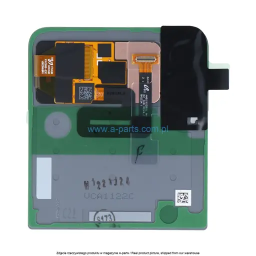 WYŚWIETLACZ LCD + EKRAN DOTYKOWY (ZEWNĘTRZNY) SAMSUNG Z FLIP3 5G SM-F711 - BEŻOWY - GH97-26773B | GH97-26774B (ORYGINALNY SERVICE PACK)