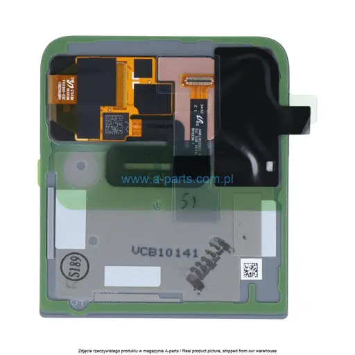 WYŚWIETLACZ LCD + EKRAN DOTYKOWY (ZEWNĘTRZNY) SAMSUNG Z FLIP 4 5G SM-F721 - RÓŻOWO ZŁOTY - GH97-27947C | GH97-28046C (ORYGINALNY SERVICE PACK)