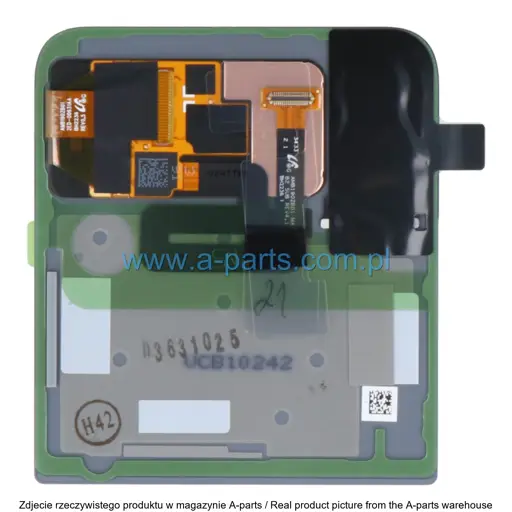 WYŚWIETLACZ LCD + PANEL DOTYKOWY  SAMSUNG (ZEWNĘTRZNY) F721 GALAXY Z FLIP 4 5G GH97-27947K FIOLETOWY (ORYGINAŁ)