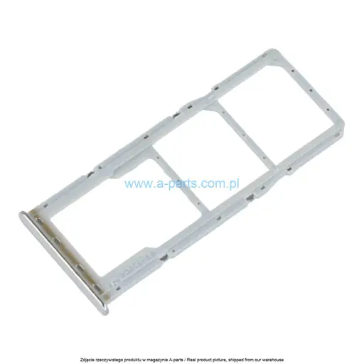 SZUFLADKA TACKA KARTY SIM SAMSUNG A51 SM-A515 - BIAŁA - GH98-45036A ( ORYGINALNA )