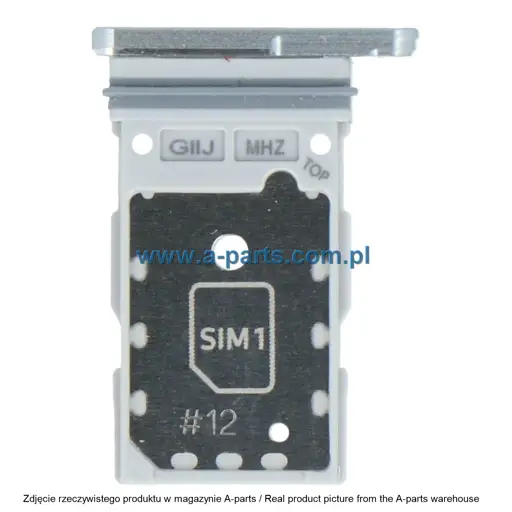 SZUFLADKA TACKA KARTY SIM SAMSUNG S21 FE SM-G990 - BIAŁA - GH98-46790B ( ORYGINALNA )