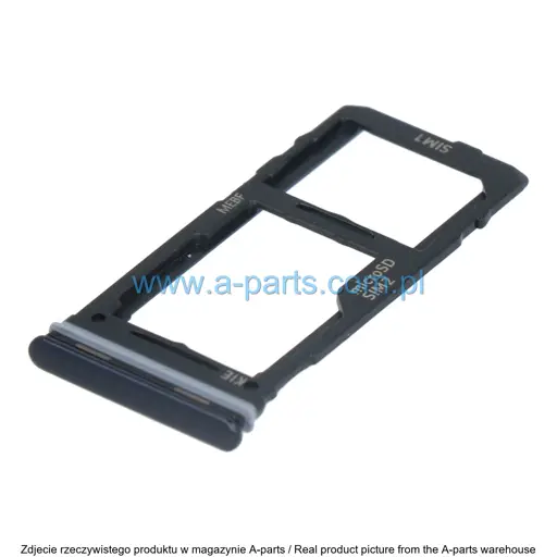 SZUFLADKA TACKA KARTY SIM I KARTY SD SAMSUNG M526 GALAXY M52 5G CZARNA GH98-46930A (ORYGINAŁ)