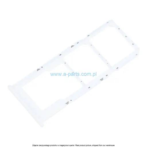 SZUFLADKA TACKA KARTY SIM SAMSUNG A13 SM-A135 - BIAŁA - GH98-47323D ( ORYGINALNA )
