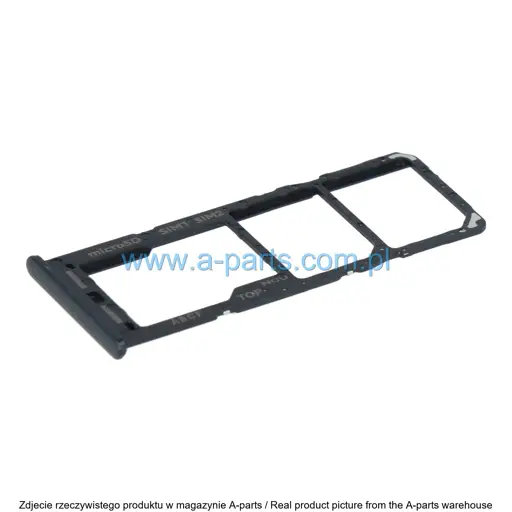 SZUFLADKA KARTY SIM I KARTY SD SAMSUNG A236 GALAXY A23 CZARNA GH98-47794A  (ORYGINALNA)