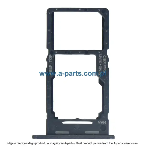 SZUFLADKA TACKA KARTY SIM SAMSUNG A25 5G SM-A256 - CZARNA - GH98-48655A ( ORYGINALNA )