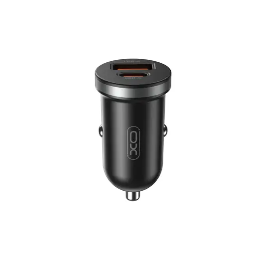 XO ŁADOWARKA SAMOCHODOWA CC56 PD 30W QC 1X USB 1X USB-C CZARNA