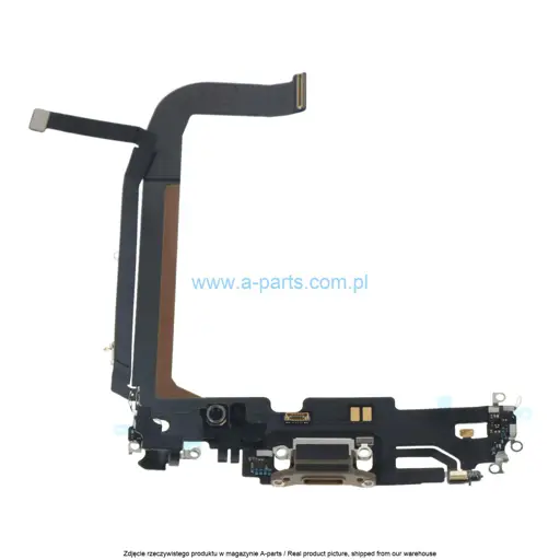 FLEX + GNIAZDO ŁADOWANIA DO IPHONE 13 PRO MAX ZŁOTY