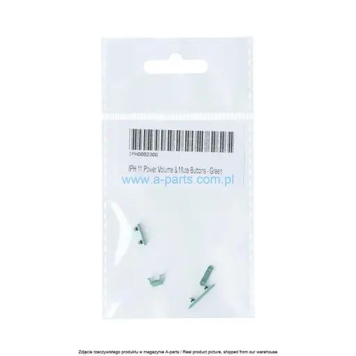 PRZYCISKI BOCZNE DO IPHONE 11 ZIELONE