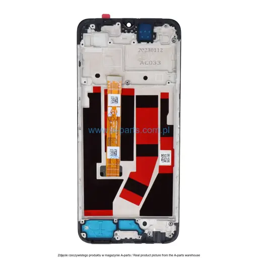WYŚWIETLACZ LCD + EKRAN DOTYKOWY OPPO A57S CZARNY (OEM)