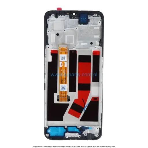 WYŚWIETLACZ LCD + EKRAN DOTYKOWY OPPO A77 5G CZARNY (OEM)