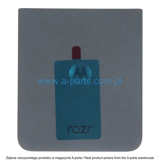 KLAPKA BATERII MOTOROLA MOTO RAZR 50 XT2453 - STALOWOSZARA - SL98E12656 SL98E20015 ( ORYGINALNA )