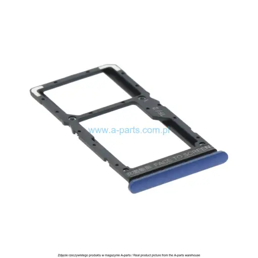 SZUFLADKA SIM XIAOMI REDMI NOTE 10 5G NIEBIESKA (OEM PREMIUM)