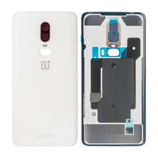 KLAPKA BATERII ONEPLUS 6 A6000 A6003 - BIAŁA - 1071100109 4720663 ( ORYGINALNA )