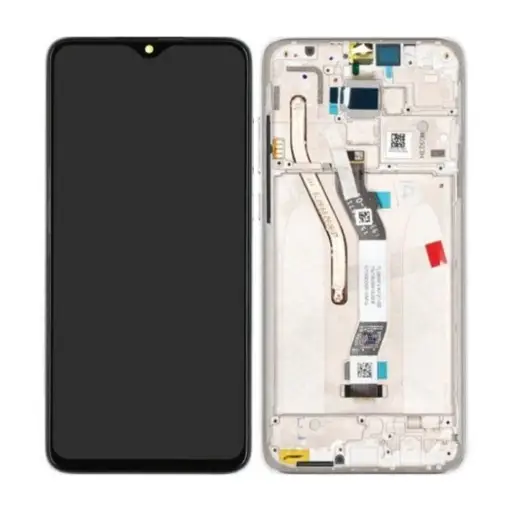WYŚWIETLACZ LCD + EKRAN DOTYKOWY XIAOMI REDMI NOTE 8 PRO BIAŁY 56000300G700 | 56000B00G700 (ORYGINALNY)